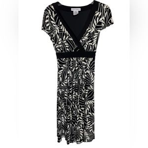 Maggie London Botanical Print Dress Size 10